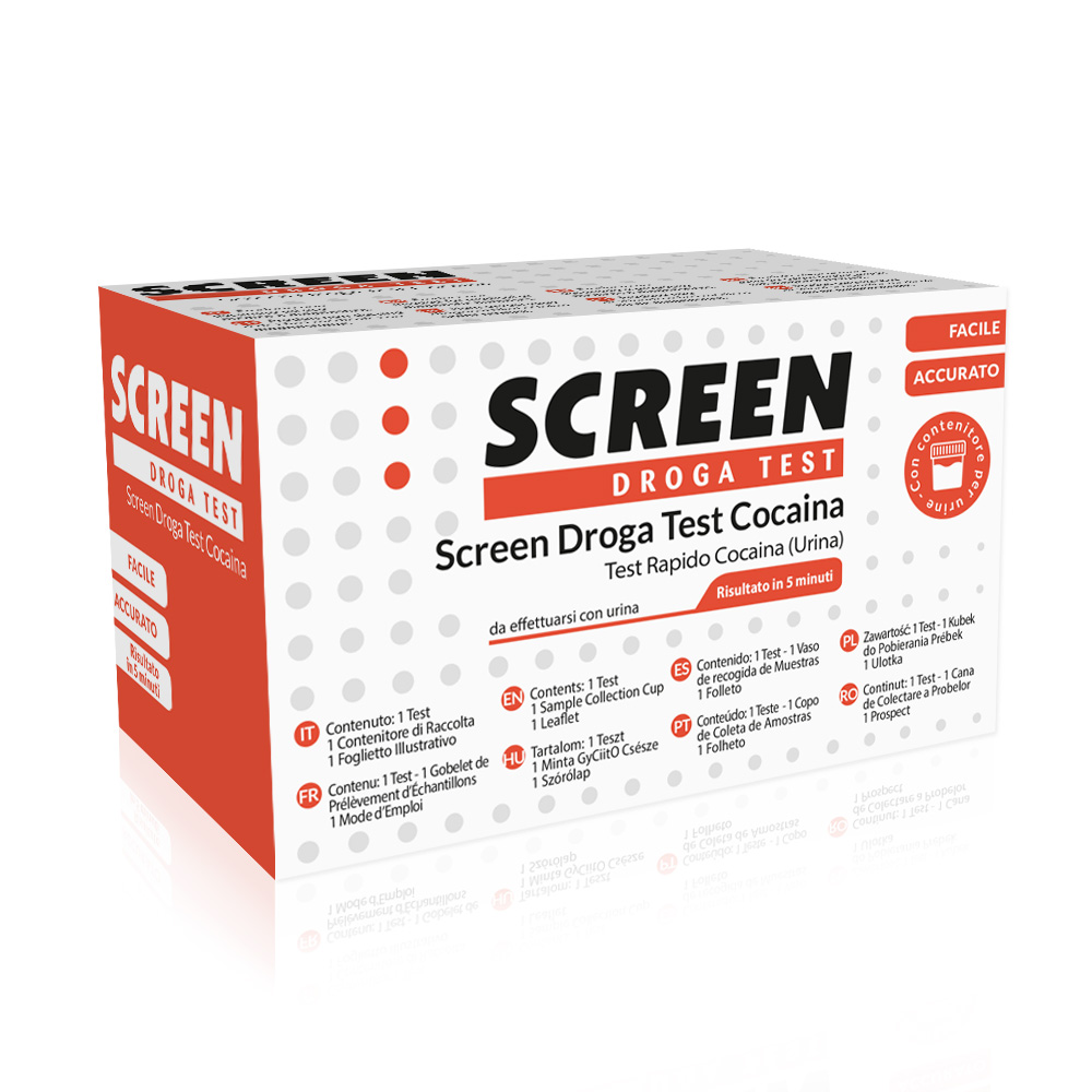 Test Rapido Screen Cocaina COC - Conf.25 test